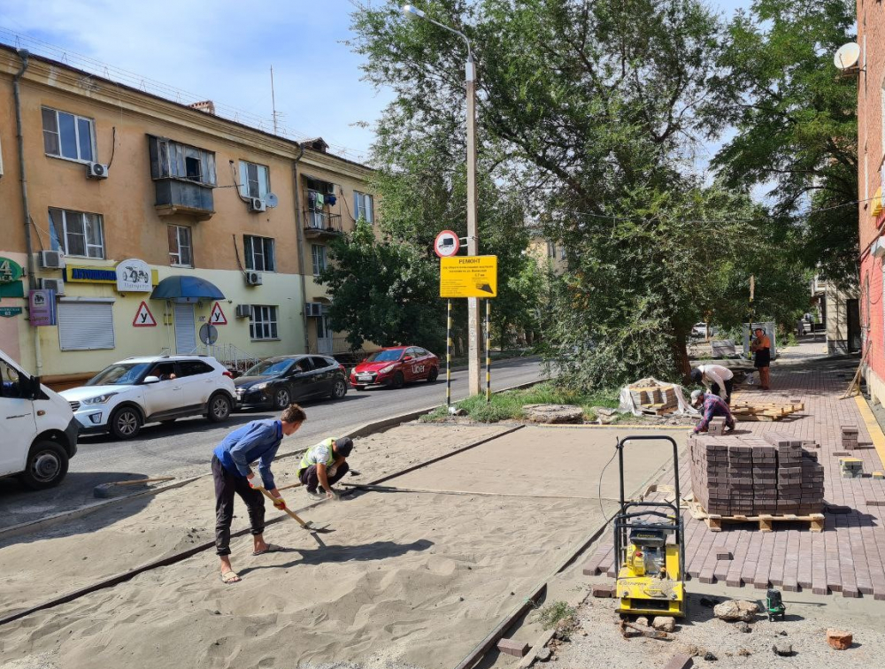 Ремонт улицы Волжской в Астрахани скоро закончат