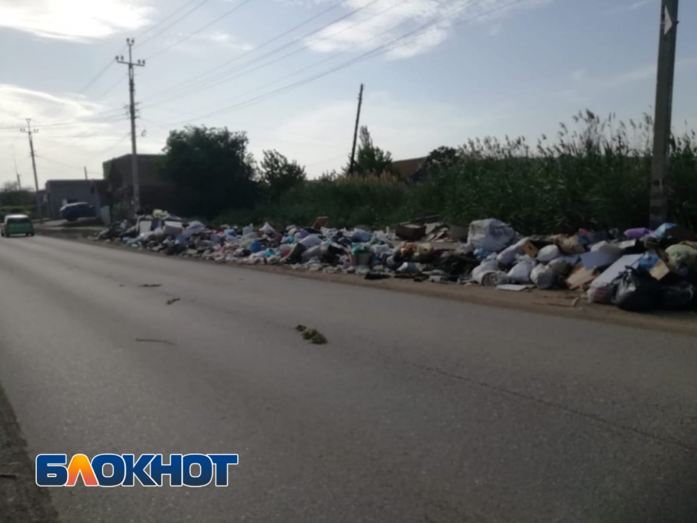 Жителям полсотни частных домов посёлка Мошаик в Астрахани некуда выкидывать мусор