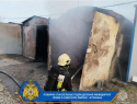 В Астрахани снова крупный пожар, сгорело 13 гаражей