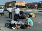 Под Астраханью насмерть сбили водителя мотороллера 
