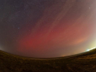 Над Астраханской областью царило кроваво-красное полярное сияние