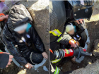 Под Астраханью спасатели сорок минут вызволяли девочку из трубы