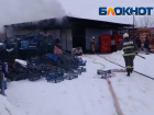 В Астрахани произошел крупный пожар - сгорел рыбный цех