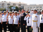 В Астрахани парад кораблей в честь Дня ВМФ посетил губернатор Игорь Бабушкин
