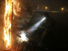 В Астрахани произошел крупный ночной пожар вблизи двух торговых центров