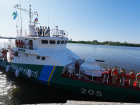 Корабль погранслужбы Комитета нацбезопасности Казахстана прибыл в Астрахань