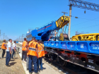 Железнодорожники показали студентам оснащение восстановительного поезда на станции Астрахань-2