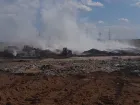 В Астраханской области горел мусорный полигон и еще тлеет