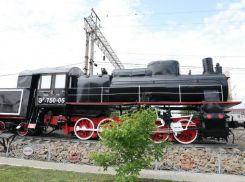 Астрахань встретила уникальный поезд Минобороны России