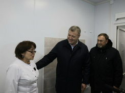 Астраханский губернатор осмотрел новую амбулаторию в Камызякском районе