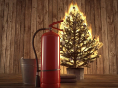 Городская администрация напомнила астраханцам правила пожарной безопасности в новогодние праздники