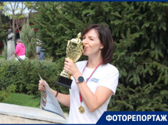 В Астрахани 1300 человек приняли участие в легкоатлетической эстафете. Фоторепортаж