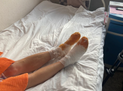 Под Астраханью женщина провалилась под лед и получила обморожение