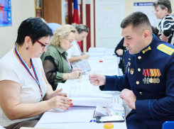 В Астраханской области ветераны СВО проголосовали на выборах