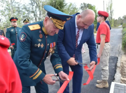 На севере Астраханской области открыли Аллею Славы в память о героях СВО