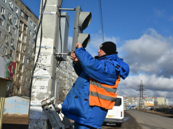 В Астрахани установили новые современные светофоры