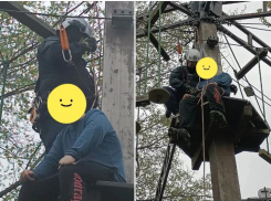 В Астрахани подросток застрял на канатной площадке и позвонил спасателям