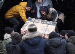 Шесть тонн гумпомощи собрали ахтубинцы для астраханского дивизиона «Лотос»