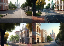 Нейросеть нарисовала астраханские улицы с велодорожками