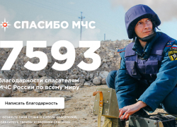 Астраханцы могут выразить благодарность спасателям через онлайн-сервис «Спасибо, МЧС»