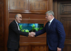 Губернатор Игорь Бабушкин встретился с новым генконсулом Ирана в Астрахани