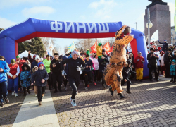 1 января в Астрахани  прошла пробежка «За здоровый образ жизни»