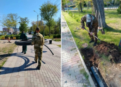 В Астрахани начали масштабный ремонт системы полива