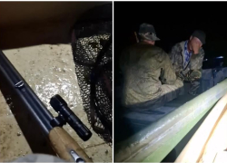 Под Астраханью задержали воодушевленного мужчину с ружьем и тепловизором