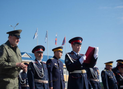 В Астрахани 32 юных кадета дали клятву служить Отечеству