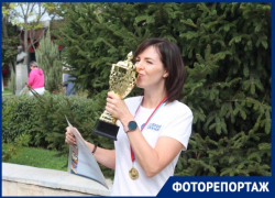 В Астрахани 1300 человек приняли участие в легкоатлетической эстафете. Фоторепортаж