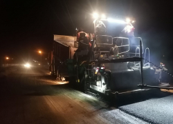 В Астрахани на улице Истринской сделали новый асфальт