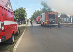 В Трусовском районе потушили крупный пожар 