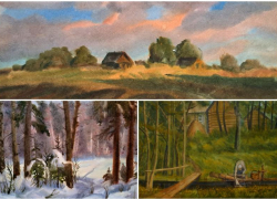 Астраханской галерее передали акварельные листы заслуженного художника России