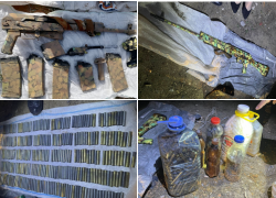 В частном домовладении под Астраханью полиция нашла целый арсенал