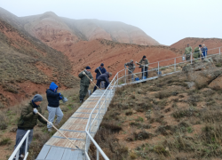 Железнодорожники помогли благоустроить территорию Богдинско-Баскунчакского заповедника