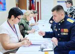В Астраханской области ветераны СВО проголосовали на выборах