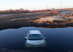 В Астраханской области утонул водитель
