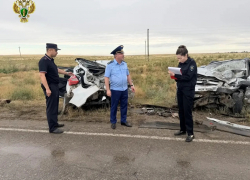 Четыре человека погибли в лобовом ДТП на трассе Волгоград — Астрахань