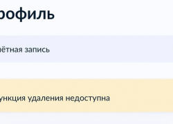 Астраханцы больше не смогут удалить профиль на Госуслугах онлайн