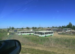 Астраханские автобусы нашлись в пункте приема металла