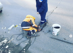 Новообразование на мосту в Трусовском районе исчезло 