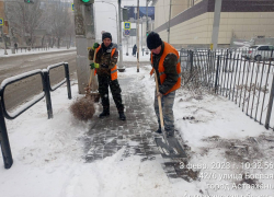 Коммунальщики вывезли 200 тонн снега с улиц Астрахани