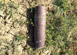 Под Астраханью обнаружен и обезврежен артиллерийский снаряд