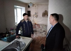 Последствия разрушения пятиэтажки в Астрахани устраняет городской штаб