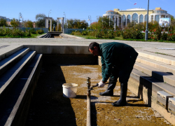 В Астрахани перестали работать все городские фонтаны