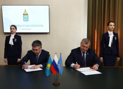 Состоялось подписание плана сотрудничества Астраханской и Атырауской областей