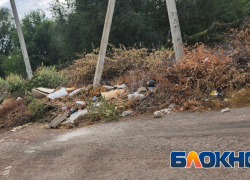 В Трусовском районе Астрахани рядом с железной дорогой образовалась свалка