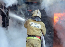 На пожаре под Астраханью пострадал 68-летний мужчина