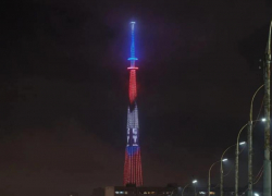 В Астрахани модернизировали телебашню: она сияет по-новому