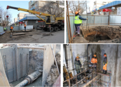 Бригады «Астрводоканала» устраняют аварийные ситуации на улицах Савушкина и Барсовой